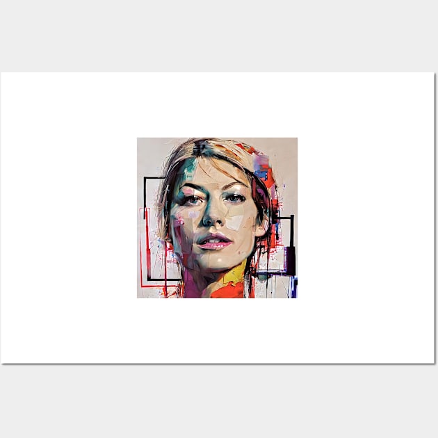 Face of Rosamund Wall Art by bogfl